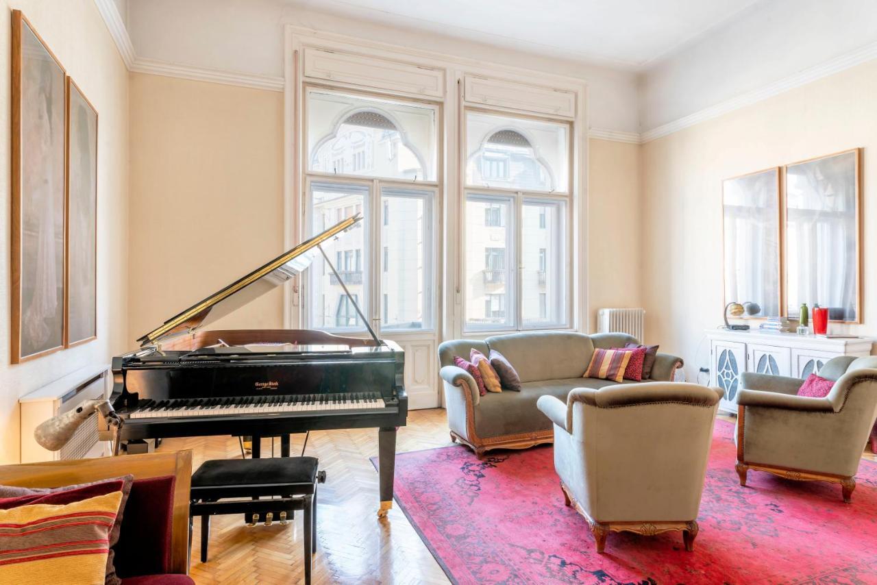 布达佩斯Stunning Spacious Art Nouveau Apart , Grand Piano公寓 外观 照片